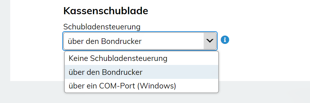 C.A.T. öffnet auf Wunsch Ihre kassenschublade