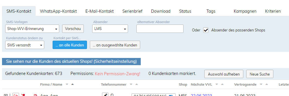 SMS individuell gestalten und versenden