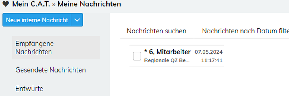 Interne Nachrichten