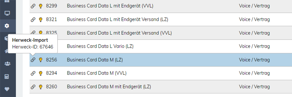 Datenschnittstellen zu Herweck, Faro etc.